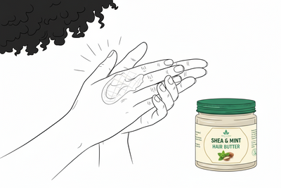 Apply Shea & Mint Hair Butter