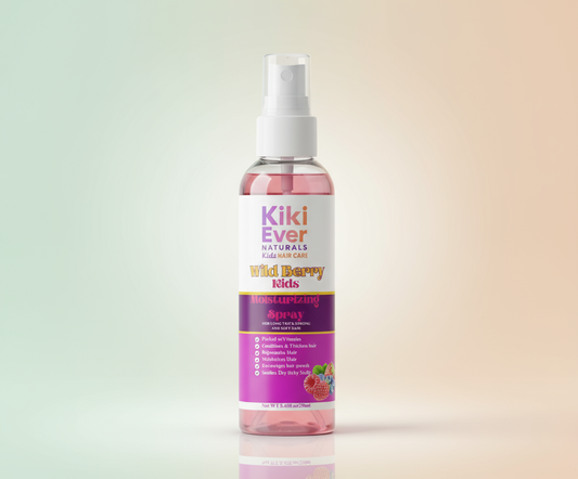 Kiki Ever Naturals Wild Berry Kids product on a gradient background