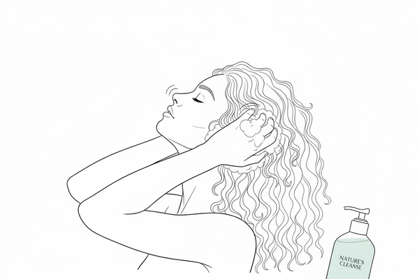 Cleanse with African Black Soap Shampoo